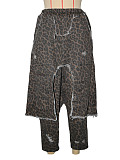 Trendy Distressed Ripped Jeans Loose Harem Pants SH-391378