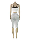 Bow Tie Blouse Top+Dot Printed Lace Five-inch Pants CH-26020