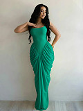 New Ruched Body-Hugging Dress With Designer Flair RS-0781