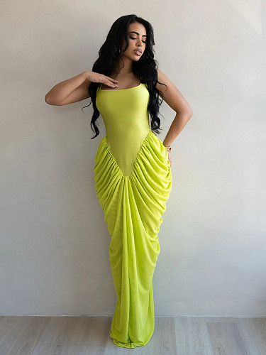 New Ruched Body-Hugging Dress With Designer Flair RS-0781