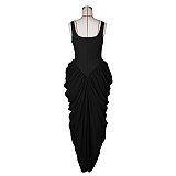 New Ruched Body-Hugging Dress With Designer Flair RS-0781