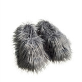 Home Comfort Slippers European Water-resistant Faux Fur Slippers Plush RS-2024015