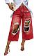 Casual Distressed Faded and Ripped Wide-Leg Cropped Jeans With Frayed Hems RS-LD2834