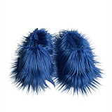 Home Comfort Slippers European Water-resistant Faux Fur Slippers Plush RS-2024015