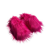 Home Comfort Slippers European Water-resistant Faux Fur Slippers Plush RS-2024015