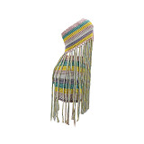 Stylish Colorful Hand-Crocheted Tasseled Set TK-6353