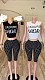 Stylish Casual Letter-Print Tank Top & Shorts Set LCYM-202623