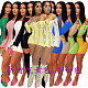 Slash Neck Long Sleeve Backless Sexy Rompers MDF-5359