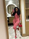 Fashion Polka Dot Print Elastic Halter Neck Backless Slim Fit Jumpsuit CM-60313