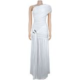 Sexy Sleeveless V-neck Slim Side Split Maxi Dress BY-7662