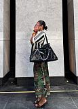 Wholesale Camouflage Workwear Loose Wide Leg Pants XINH-80827