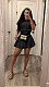 2026 Wholesale Casual Cotton Stretch Washed Skirt Set TR-1371