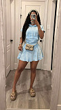 2026 Wholesale Casual Cotton Stretch Washed Skirt Set TR-1371