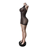 Lace Sexy Transparent Hollow Available Mini Dress MEM-88700