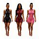 Lace Sexy Transparent Hollow Available Mini Dress MEM-88700