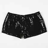 Low Waist Sequined Leopard Sexy Women Hot Shorts MRA-25342