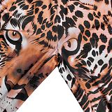 Fashion Women's Backless Tiger Print Wide-leg One-piece Pants BY-7723