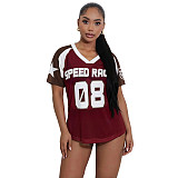 Casual Comfortable Mesh Loose Short-Sleeve T-Shirt Top ASL-6817