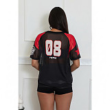 Casual Comfortable Mesh Loose Short-Sleeve T-Shirt Top ASL-6817
