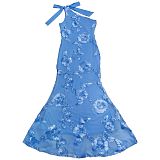 Fashion Women's Summer Elegant Jacquard Oblique Shoulder Bodycon Formal Dress BY-7747