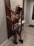 Skeleton Graffiti Printed Short Sleeved Dress Girl Mini Dress For Women RS-1970