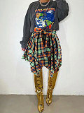 2026 Street Style Woman Irregular Midi Skirt RS-N104