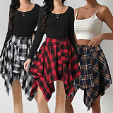 2026 Street Style Woman Irregular Midi Skirt RS-N104