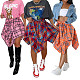 2026 Street Style Woman Irregular Midi Skirt RS-N104