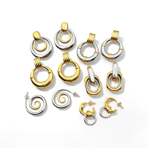 Mixed Metal Earrings