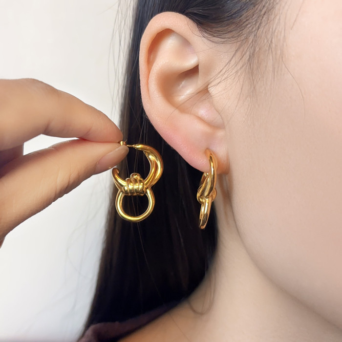 Mixed Metal Earrings