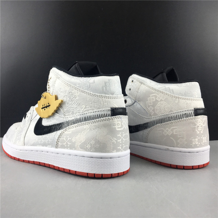 Air Jordan 1 Mid SE Fearless Edison Chen CLOT CU2804-100