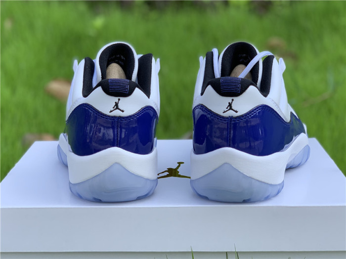 Air Jordan 11 Retro Low White Concord  AH7860-100