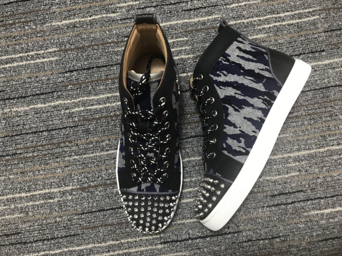 C*ristian L*uboutin Lou Spikes Sneaker