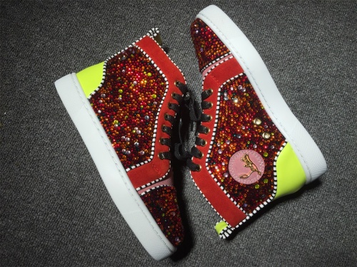 C*ristian L*uboutin Louis Rhinestone Sneaker