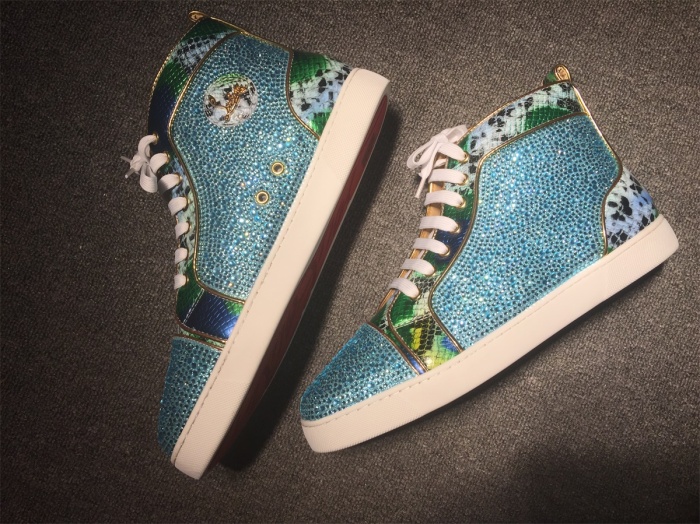 C*ristian L*uboutin Louis Rhinestone Sneaker