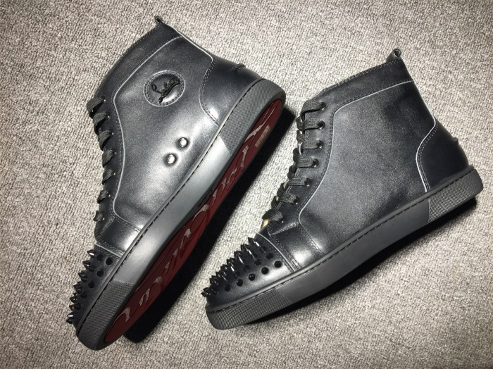 C*ristian L*uboutin Lou Spikes Sneaker