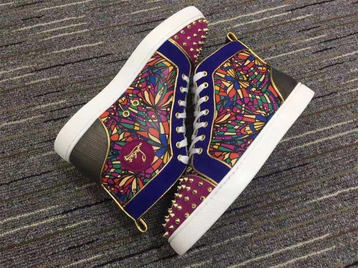 C*ristian L*uboutin Lou Spikes Sneaker