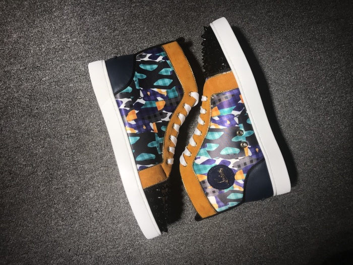 C*ristian L*uboutin Lou Spikes Sneaker