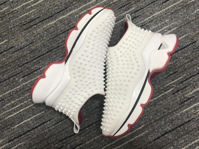 C*ristian L*uboutin Red Runner Sneaker