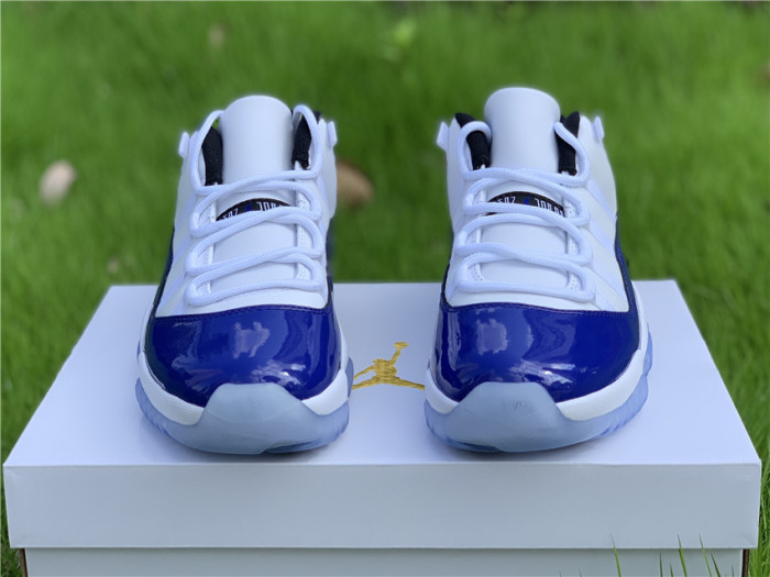 Air Jordan 11 Retro Low White Concord  AH7860-100