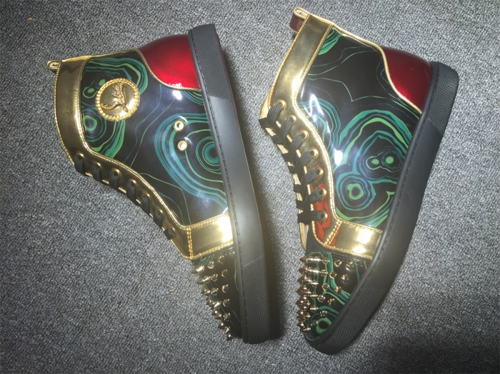 C*ristian L*uboutin Lou Spikes Sneaker