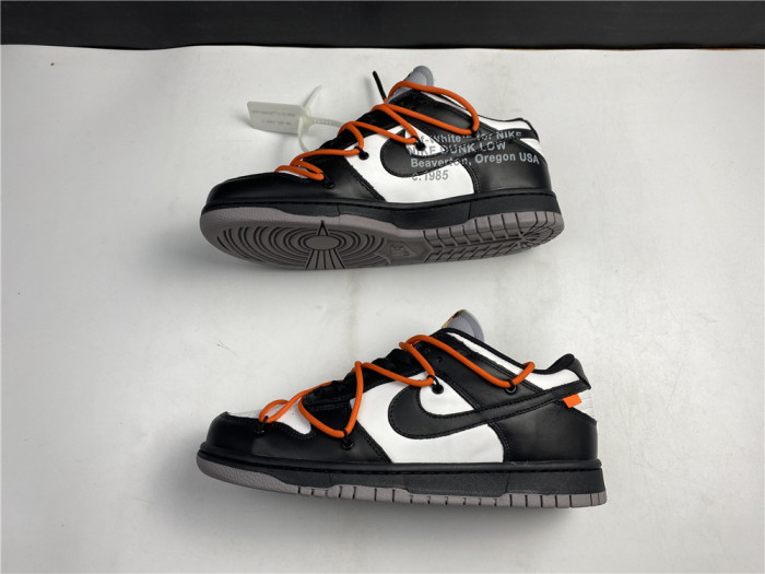 Off-White x Dunk Low Black White CT0856 -001