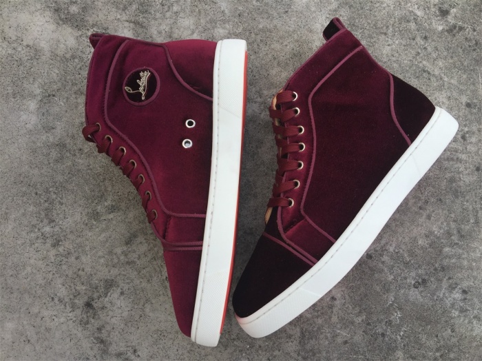 C*ristian L*uboutin Suede Leather Sneaker