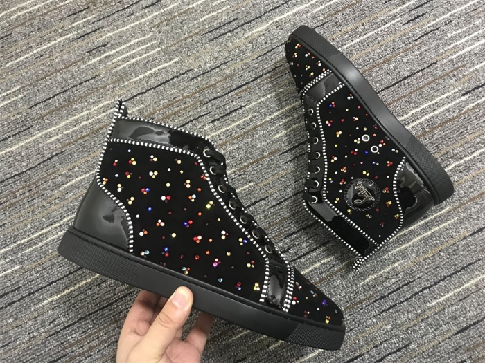 C*ristian L*uboutin Louis Rhinestone Sneaker