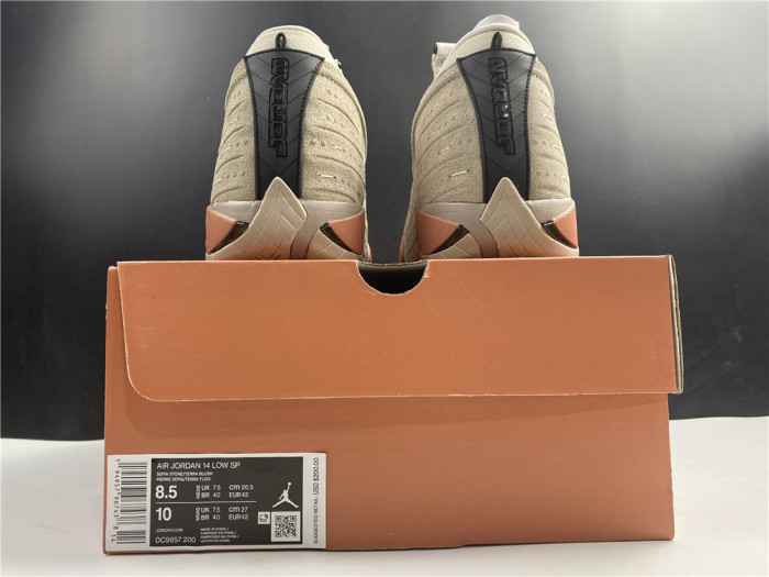 Air Jordan 14 Retro Low CLOT Terra Blush  DC9857-200