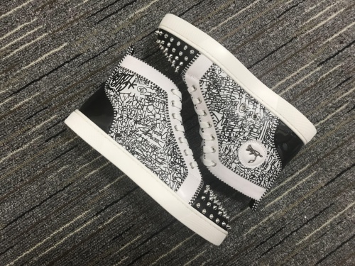 C*ristian L*uboutin Lou Spikes Sneaker