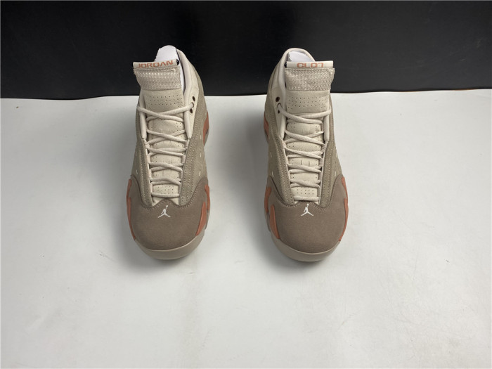 Air Jordan 14 Retro Low CLOT Terra Blush  DC9857-200