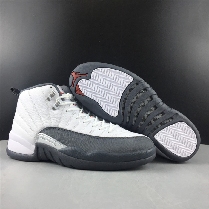 Air Jordan 12 Retro White Dark Grey 153265-160
