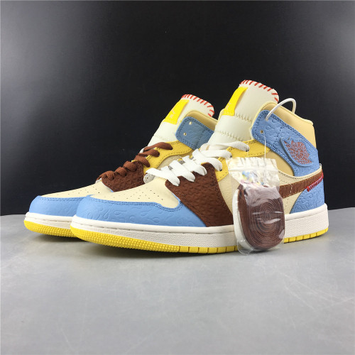 Air Jordan 1 Mid SE Fearless Maison Chateau Rouge CU2803-200