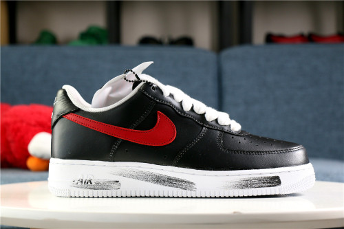 EACEMINUSONE X Nike Air Force 1 Low Para-Noise Black Red